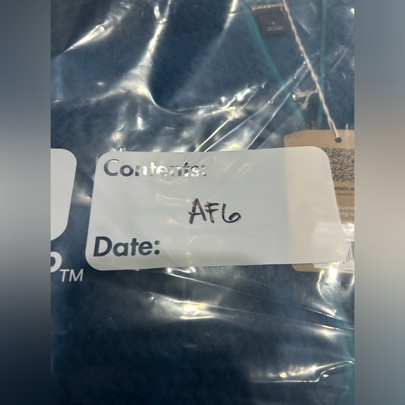 Patagonia Women's Small R1 Air 1/2-Zip Pullover Lagom Blue Jacket NWT Half Zip - Picture 11 of 11